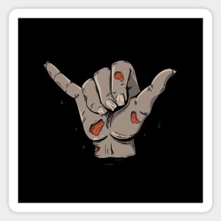 Zombie Shaka Sticker